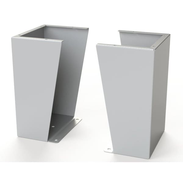 Floor Stand Kit, 18 in. H x 12 in. W x 9.12 in. L, Carbon Steel, 1 PR